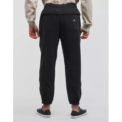 Converse Elevated Seasonal Knit Pant 10023763-A01 pantalon jogging coton noir homme coupe classique
