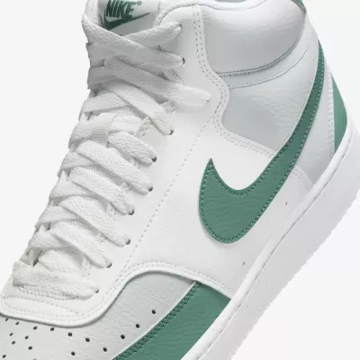 Baskets montantes Nike Court Vision Mid Next Nature homme blanc et vert DN3577-102