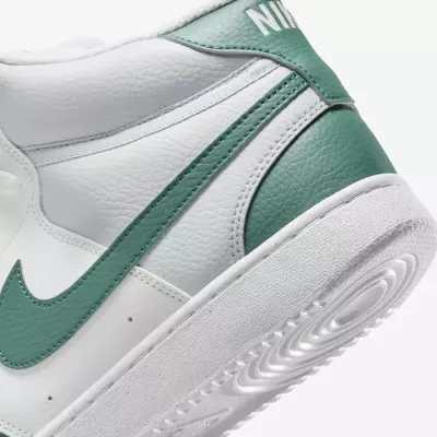 Baskets montantes Nike Court Vision Mid Next Nature homme blanc et vert DN3577-102