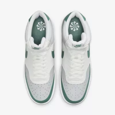 Baskets montantes Nike Court Vision Mid Next Nature homme blanc et vert DN3577-102