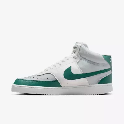 Baskets montantes Nike Court Vision Mid Next Nature homme blanc et vert DN3577-102