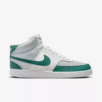 Baskets montantes Nike Court Vision Mid Next Nature homme blanc et vert DN3577-102