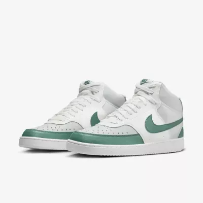 Baskets montantes Nike Court Vision Mid Next Nature homme blanc et vert DN3577-102