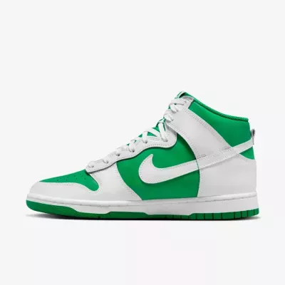 Baskets montantes Nike Dunk High Retro homme vert et blanc DV0829-300