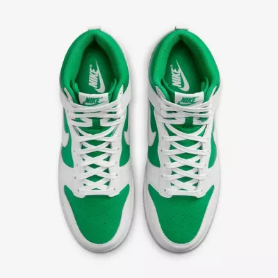 Baskets montantes Nike Dunk High Retro homme vert et blanc DV0829-300