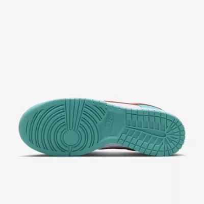 Baskets Nike Dunk Low Retro homme blanc turquoise et orange DV0833-102