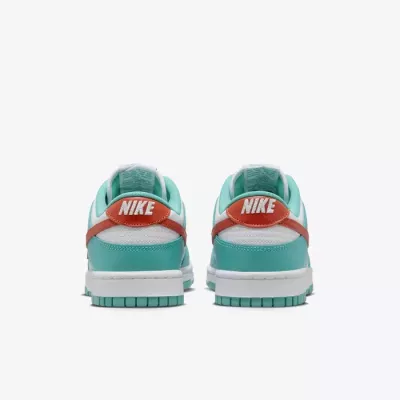 Baskets Nike Dunk Low Retro homme blanc turquoise et orange DV0833-102