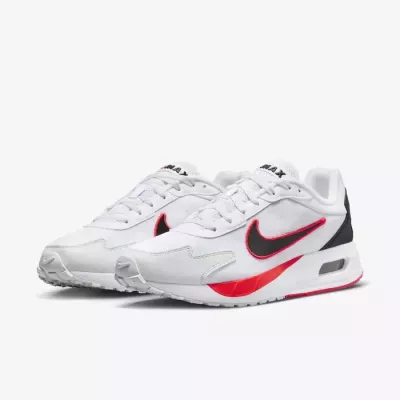 Baskets Nike Air Max Solo homme blanc noir et rouge DX3666-105