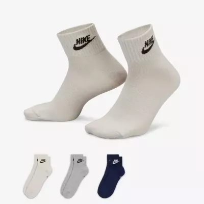 Lot de 3 paires de chaussettes Nike Everyday Essential Ankle unisexe DX5074-903