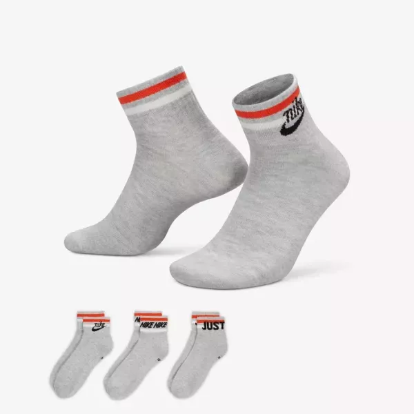 EVERYDAY ESSENTIAL ANKLE SOCKS (3 PAIRS)