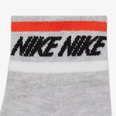 Lot de 3 paires de chaussettes Nike Everyday Essential Ankle grises unisexe DX5080-050