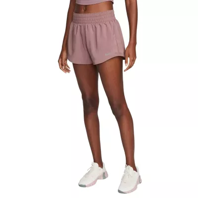 Short Nike One Dri-FIT taille mi-haute femme rose poudré DX6010-208