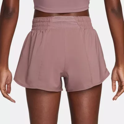 Short Nike One Dri-FIT taille mi-haute femme rose poudré DX6010-208