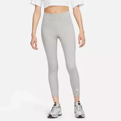 Legging Nike Sportswear Classic taille haute 7/8 femme gris chiné DV7789-063