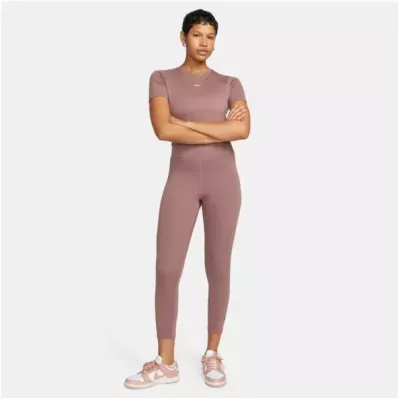 Legging Nike Sportswear Classic taille haute 7/8 femme rose poudré DV7789-208