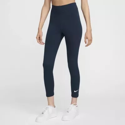 Legging Nike Sportswear Classic taille haute 7/8 femme bleu marine DV7789-478