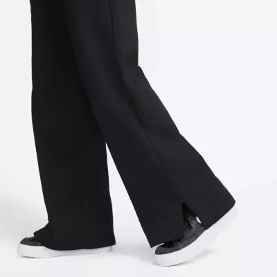 Pantalon Nike Sportswear Phoenix Fleece taille haute coupe large femme noir DQ5615-010