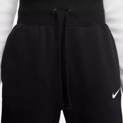 Pantalon Nike Sportswear Phoenix Fleece taille haute coupe large femme noir DQ5615-010
