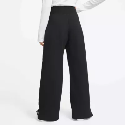 Pantalon Nike Sportswear Phoenix Fleece taille haute coupe large femme noir DQ5615-010