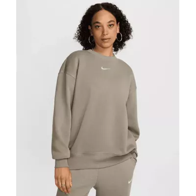 Sweat Nike Sportswear Phoenix Fleece col rond oversize femme vert sauge DQ5733-320