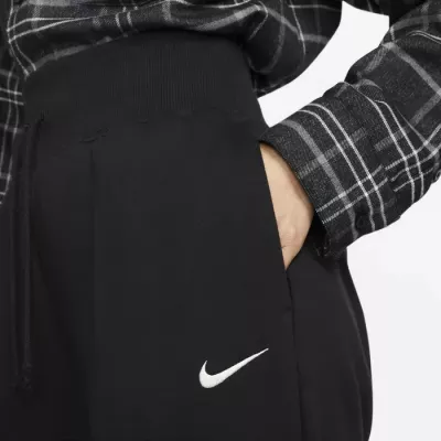 Pantalon de jogging Nike Sportswear Phoenix Fleece taille haute coupe oversize femme noir DQ5887-010