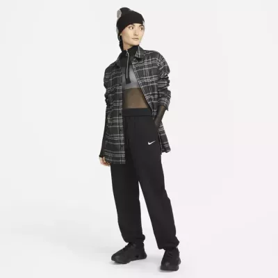Pantalon de jogging Nike Sportswear Phoenix Fleece taille haute coupe oversize femme noir DQ5887-010