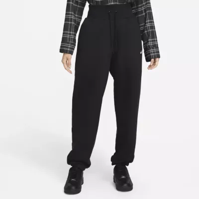 Pantalon de jogging Nike Sportswear Phoenix Fleece taille haute coupe oversize femme noir DQ5887-010