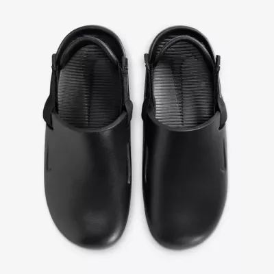 Mules Nike FD5131-001 noires avec mousse monobloc et bride arrière amovible