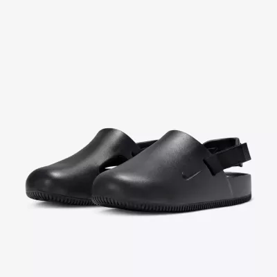 Mules Nike FD5131-001 noires avec mousse monobloc et bride arrière amovible