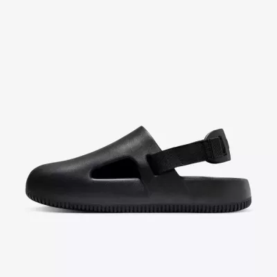 Mules Nike FD5131-001 noires avec mousse monobloc et bride arrière amovible