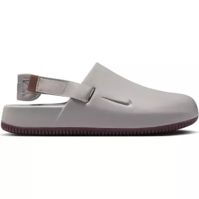 Mules Nike FD5131-005 grises avec mousse confortable et semelle adhérente