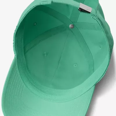 Casquette Nike Club Dri-FIT FB5372-324 verte avec logo Swoosh métallique et tissu respirant