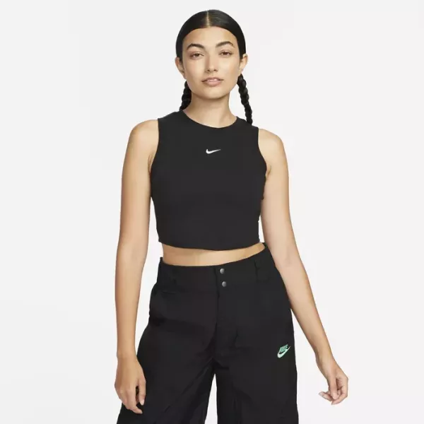 SPORTSWEAR CHILL KNIT TIGHT CROPPED MINI-RIB TANK TOP
