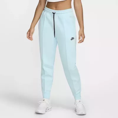Pantalon Nike Tech Fleece FB8330-474 bleu femme avec tissu premium et coupe moderne ajustée