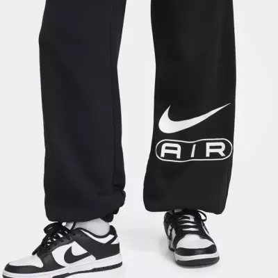 Jogging Nike Sportswear FN1902-010 noir femme avec tissu French Terry et chevilles élastiquées