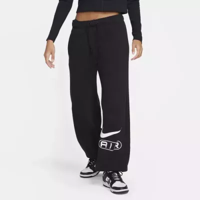 Jogging Nike Sportswear FN1902-010 noir femme avec tissu French Terry et chevilles élastiquées