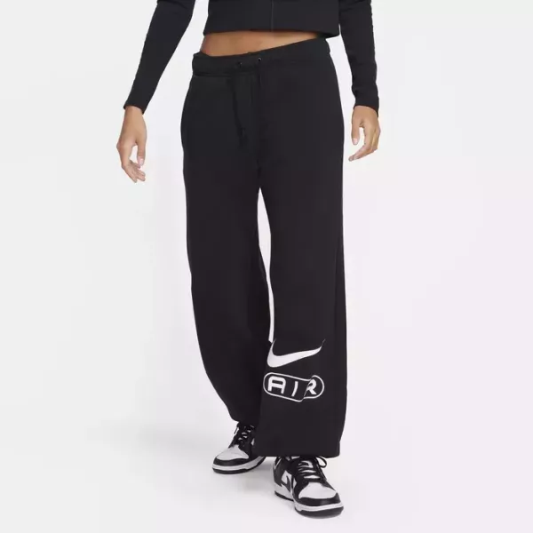 NIKE AIR MID-RISE FLEECE JOGGERS