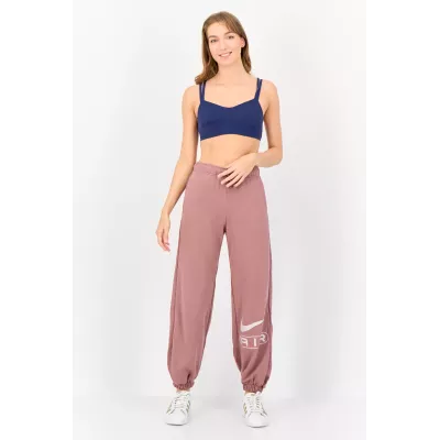 Jogging Nike Sportswear FN1902-208 mauve femme avec coupe relax et tissu French Terry