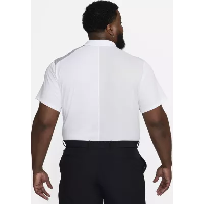 Polo Nike Victory+ FD5827-100 blanc en maille piquée respirante avec technologie Dri-FIT