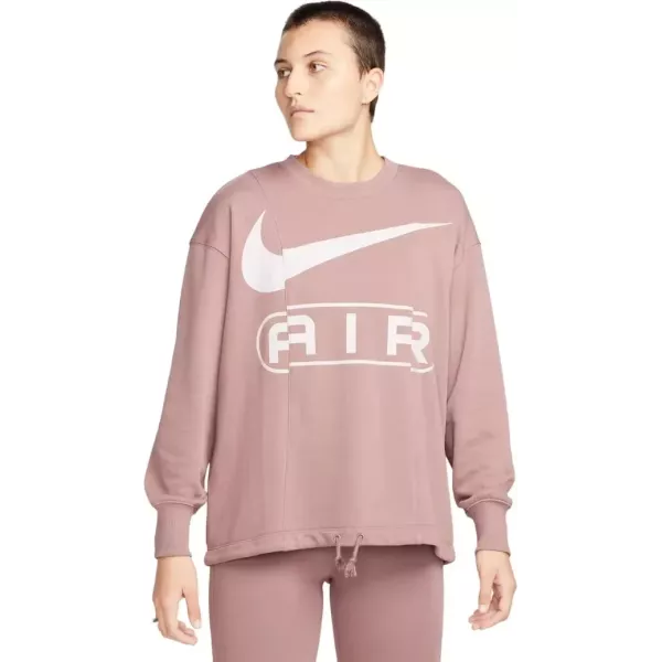 NIKE AIR OVER-OVERSIZED CREW-NECK FRENCH TERRY
