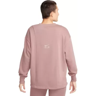 Sweat Nike Sportswear FN1897-208 mauve femme avec coupe oversize et design rétro revisité