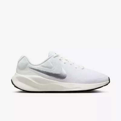 Nike Revolution 7 FB2208-101 blanche avec semelle amortissante et confort optimal pour le running