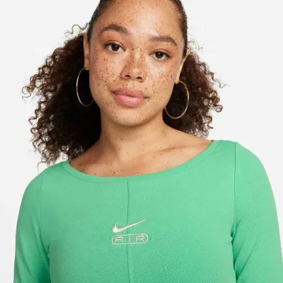 Nike Air Long-Sleeve Top femme manches longues vert malachite FN1911-363