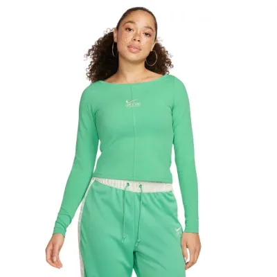 Nike Air Long-Sleeve Top femme manches longues vert malachite FN1911-363