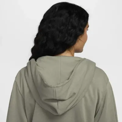 Nike Sportswear Chill Terry sweat zippé à capuche loose femme kaki FN2415-320
