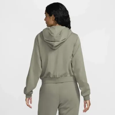 Nike Sportswear Chill Terry sweat zippé à capuche loose femme kaki FN2415-320