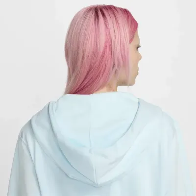 Nike Sportswear Chill Terry sweat zippé à capuche loose femme bleu glace FN2415-474