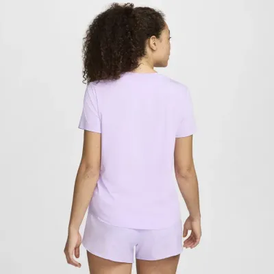Nike One Swoosh Dri-FIT t-shirt running manches courtes femme lilas FN2618-100