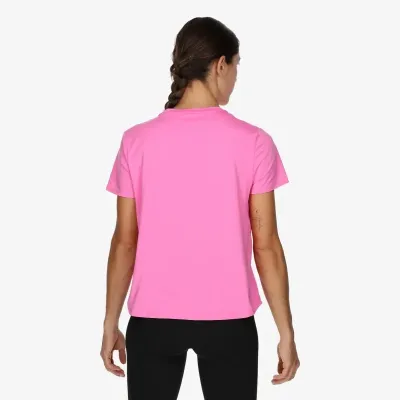 Nike One Swoosh Dri-FIT t-shirt running manches courtes femme rose fluo FN2618-675