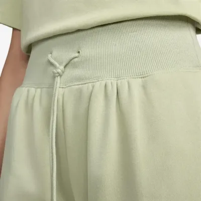Nike Sportswear Phoenix Fleece pantalon jogging oversized logo femme vert amande FN2552-371